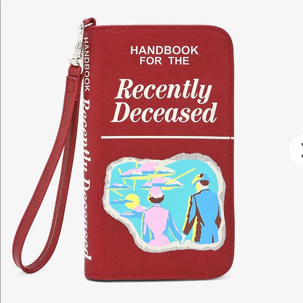 Beetlejuice Handbook For The Recently Deceased Tech Wristlet
